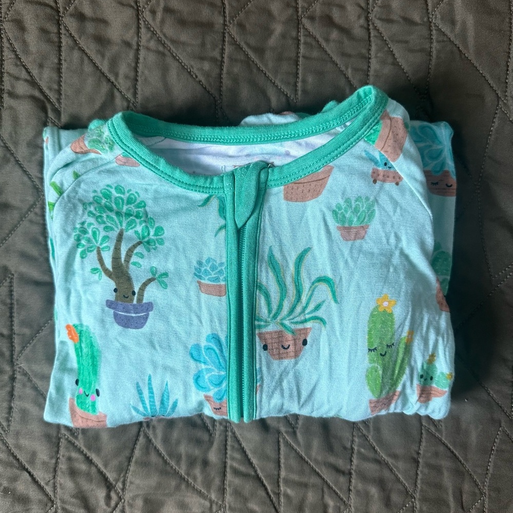 Little Sleepies succulent zippy